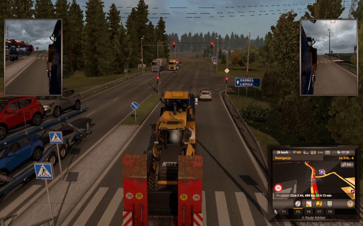 Miasto samo w sobie jest bardzo przyjemne, ponieważ wiele dróg jest szerokich - ETS2 Bałtycki szlak: Litwa - Euro Truck Simulator 2 - poradnik do gry