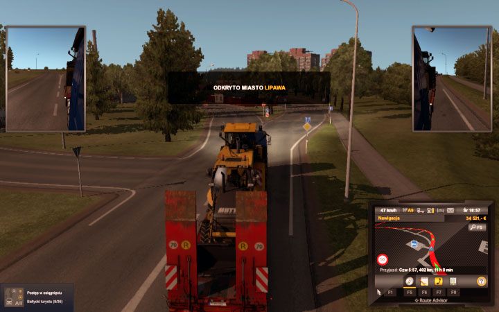 Samo miasto jest dość małe, ale praktyczne, bo kompaktowe - wszędzie jest blisko - ETS2 Bałtycki szlak: Łotwa - Euro Truck Simulator 2 - poradnik do gry