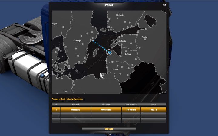 Bardzo ważnym obiektem jest port - ETS2 Bałtycki szlak: Łotwa - Euro Truck Simulator 2 - poradnik do gry