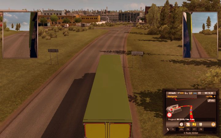 Poza miastem znajdują się jeszcze cztery firmy - trzy na wschodzie, a jedna na zachodzie - ETS2 Bałtycki szlak: Łotwa - Euro Truck Simulator 2 - poradnik do gry