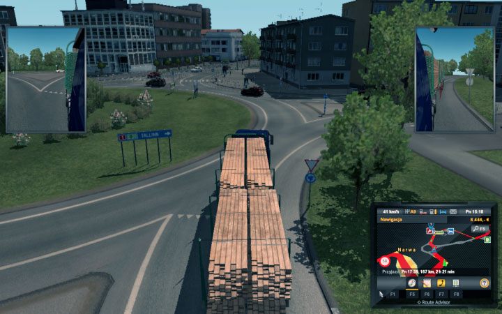 W mieście jest niewiele: stacja paliw, parkingi, warsztat oraz tylko jedna firma - ETS2 Bałtycki szlak: Estonia - Euro Truck Simulator 2 - poradnik do gry