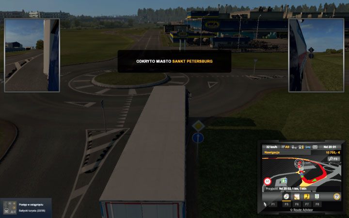 Znajdują się tu stacje paliw, parkingi oraz pięć firm - ETS2 Bałtycki szlak: Rosja - Euro Truck Simulator 2 - poradnik do gry