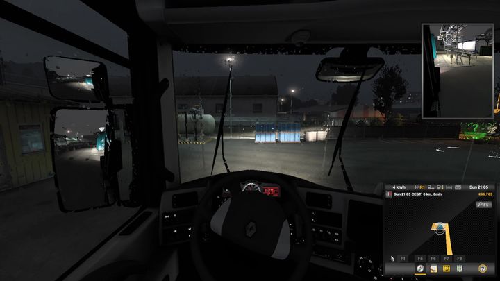 Po dotarciu do miejsca docelowego warto zaparkować przyczepę na wskazanym miejscu - nie trzeba być tu bardzo precyzyjnym - ETS2: Rynek przesyłek - jak działa? - Euro Truck Simulator 2 - poradnik do gry