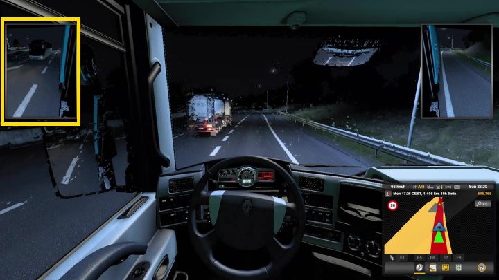 Na węższych drogach może być problematyczne - ETS2: Prowadzenie auta - skręcanie, wyprzedzanie - Euro Truck Simulator 2 - poradnik do gry