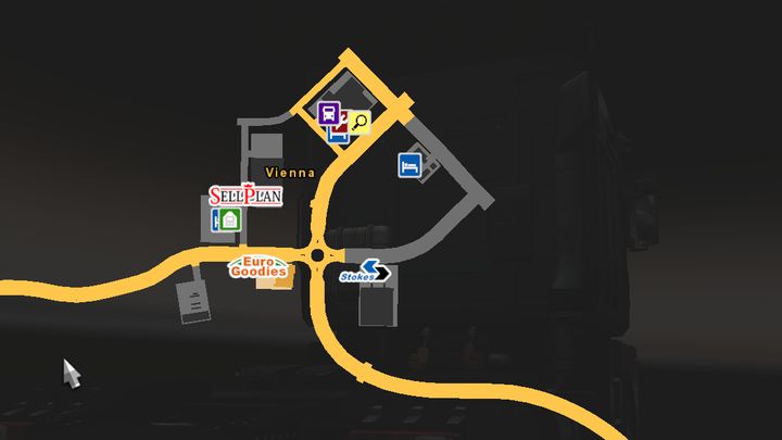 W stolicy Austrii położonej na wschodzie kraju przy granicy ze Słowacją znajdziesz trzy firmy, w których możesz podjąć się zlecenia - ETS2: Austria - drogi, miasta - Euro Truck Simulator 2 - poradnik do gry