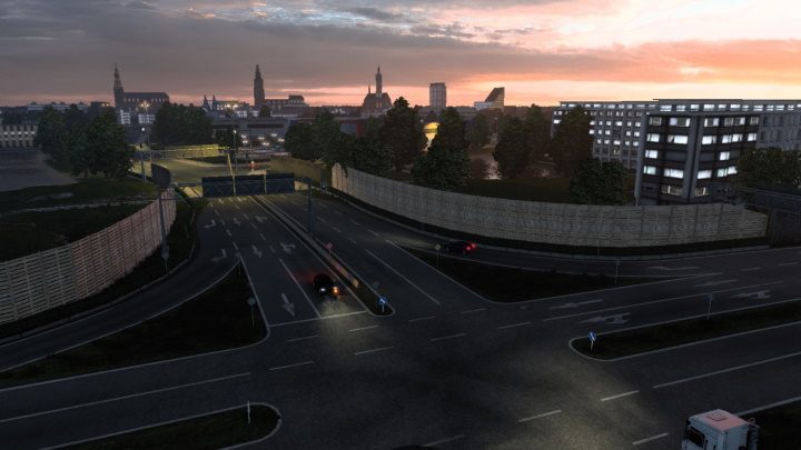 W Holandii będziecie podróżować głównie autostradami - ETS2: Holandia - drogi, miasta, promy - Euro Truck Simulator 2 - poradnik do gry