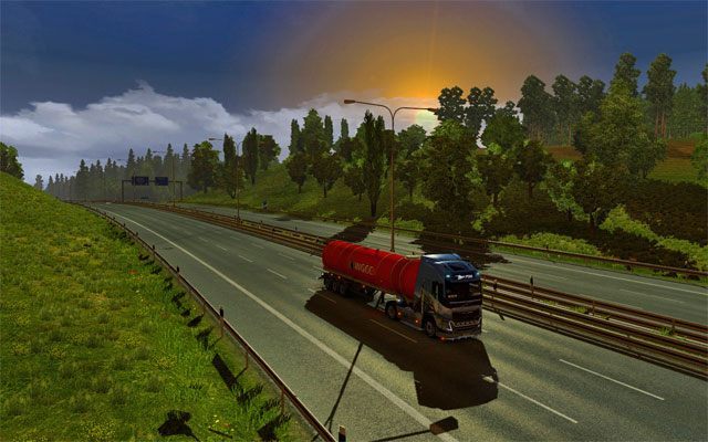 Niemcy są najbardziej rozległym krajem i w związku z tym oferują najwięcej kilometrów autostrad - ETS2: Niemcy - drogi, miasta - Euro Truck Simulator 2 - poradnik do gry