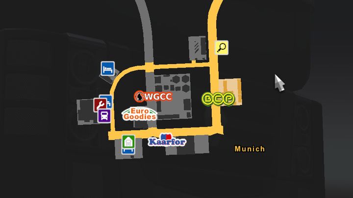 Położone na południowym-wschodzie kraju miasto ma połączenie drogowe z resztą Niemiec, Austrią i Szwajcarią - ETS2: Niemcy - drogi, miasta - Euro Truck Simulator 2 - poradnik do gry