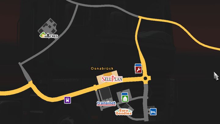 W tym mieście położonym niedaleko autostrady prowadzące do Holandii możesz odwiedzić mały salon samochodowy marki Volvo , a także podjąć się zlecenia w jednej z czterech firm - ETS2: Niemcy - drogi, miasta - Euro Truck Simulator 2 - poradnik do gry