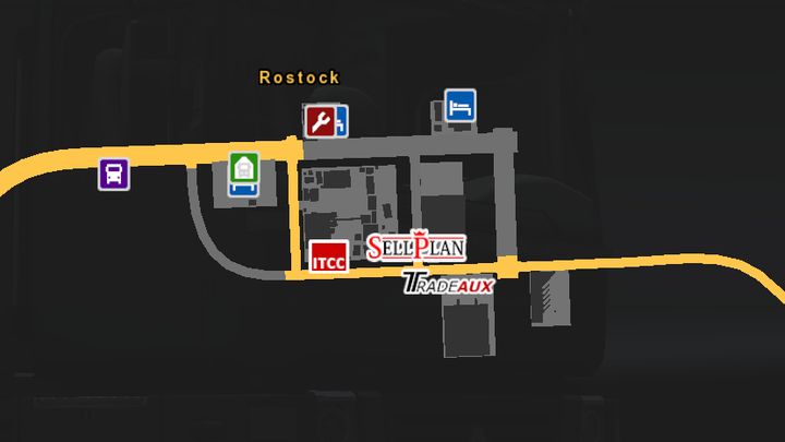 Rostok leży na północy Niemiec niedaleko granicy z Polską - ETS2: Niemcy - drogi, miasta - Euro Truck Simulator 2 - poradnik do gry