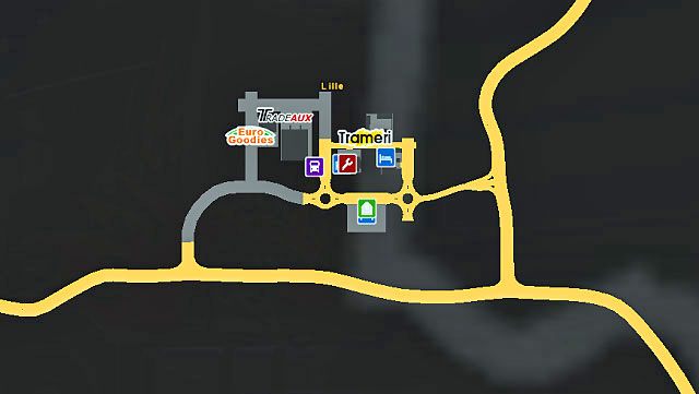 Miasto położone jest przy granicy francusko-belgijskiej - ETS2: Francja - drogi, miasta - Euro Truck Simulator 2 - poradnik do gry