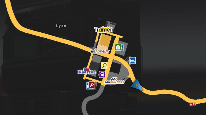 To małe, ale ważne miasto położone na jednej z główniejszych tras we Francji - ETS2: Francja - drogi, miasta - Euro Truck Simulator 2 - poradnik do gry