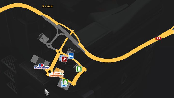 Reims to miasto położone w połowie drogi pomiędzy Paryżem a granicą z Niemcami - ETS2: Francja - drogi, miasta - Euro Truck Simulator 2 - poradnik do gry