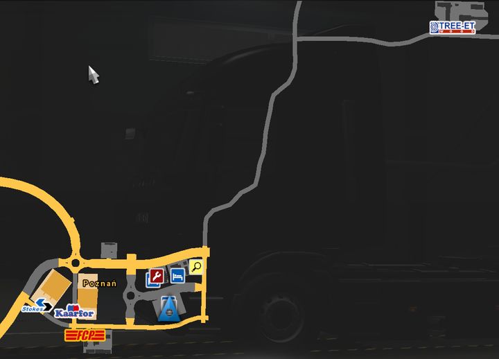 Poznań leży w centralnej Polsce - ETS2: Polska - drogi, miasta - Euro Truck Simulator 2 - poradnik do gry