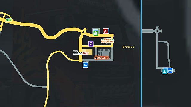 Miasto to położone jest na wschodzie kraju w jego centralnej części - ETS2: Wielka Brytania - drogi, miasta - Euro Truck Simulator 2 - poradnik do gry