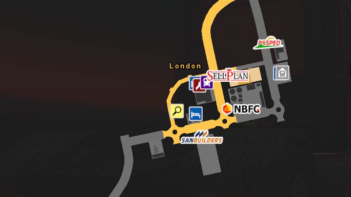 Wokół stolicy kraju jest autostradowa obwodnica (M25) - ETS2: Wielka Brytania - drogi, miasta - Euro Truck Simulator 2 - poradnik do gry