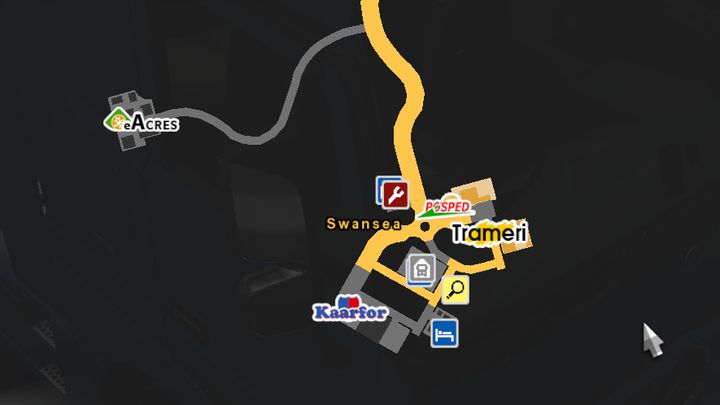 Swansea położone jest na zachodzie kraju w Walii - ETS2: Wielka Brytania - drogi, miasta - Euro Truck Simulator 2 - poradnik do gry