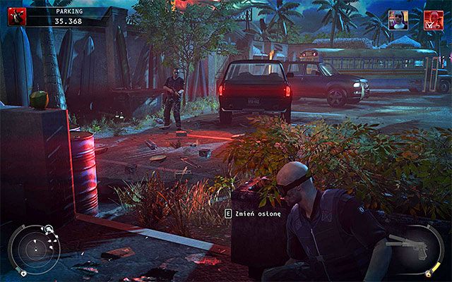 Musisz teraz przejść przez patrolowany przez wrogów parking - Dotarcie do miejsca pobytu Heather McCarthy (Parking) | 14 - Atak Świętych - Hitman Absolution - poradnik do gry