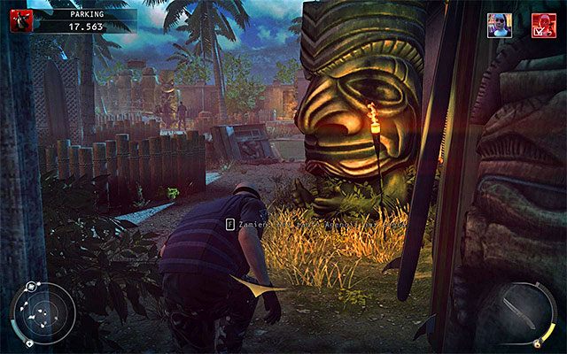 Obszar, w którym przebywa Heather McCarthy to pokazany na powyższym screenie plac rozrywki, do którego dociera się tuż po minięciu wspomnianego w poprzednim podpunkcie wartownika z przetrzymywanym cywilem - Zamordowanie Heather McCarthy (Parking) | 14 - Atak Świętych - Hitman Absolution - poradnik do gry