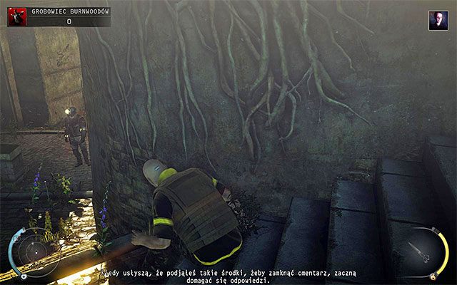 Ruszaj wąską ścieżką - Eksploracja okolic grobowca (Grobowiec Burnwoodów) | 20 - Rozgrzeszenie - Hitman Absolution - poradnik do gry