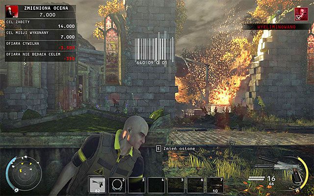 Dość agresywnym sposobem zaliczenia aktualnego zadania jest użycie materiałów wybuchowych - Zamordowanie Jade (Grobowiec Burnwoodów) | 20 - Rozgrzeszenie - Hitman Absolution - poradnik do gry