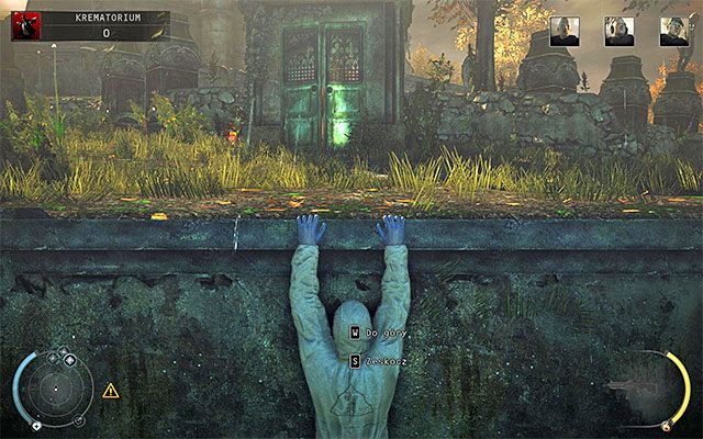 W celu zbliżenia się do pretorianów musisz wspiąć się po jednej z interaktywnych krawędzi, bo główne schody są zaminowane - Krematorium | 20 - Rozgrzeszenie | Solucja Hitman Rozgrzeszenie - Hitman Absolution - poradnik do gry