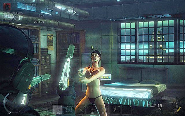 Skieruj się do schronu i po obejrzeniu krótkiej scenki przerywnikowej zastrzel Laylę - 18 - Blackwater Park (14 - 23) | Wyzwania Hitman Rozgrzeszenie - Hitman Absolution - poradnik do gry