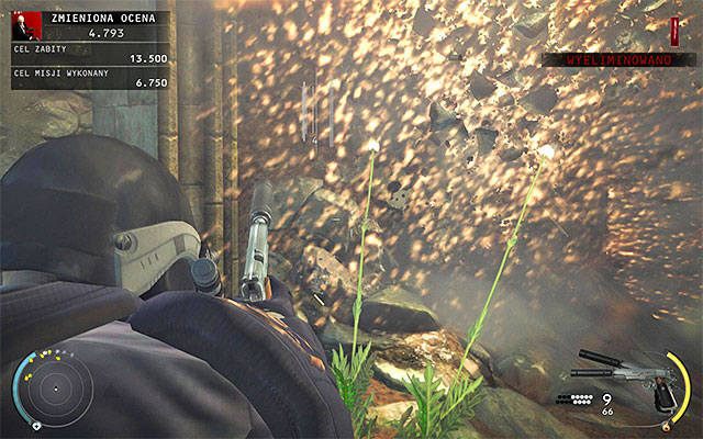 Zaczekaj aż w wybranym tunelu pojawi się Jade i oddaj dwa strzały w stronę pozostawionego wcześniej kanistra, doprowadzając tym samym do potężnej eksplozji i zawalenia się tunelu - 20 - Rozgrzeszenie | Wyzwania Hitman Rozgrzeszenie - Hitman Absolution - poradnik do gry