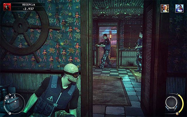 Na niższych poziomach trudności po recepcji możesz przemieszczać się z większą swobodą - Zbadanie recepcji (Recepcja) | 14 - Atak Świętych | Solucja Hitman Rozgrzeszenie - Hitman Absolution - poradnik do gry