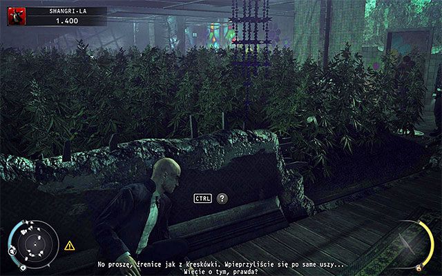 Drugi wariant zachowania to wybranie prawego przejścia - Uniknięcie obławy (Shangri-La) | 4 - Uciekaj, by przeżyć - Hitman Absolution - poradnik do gry