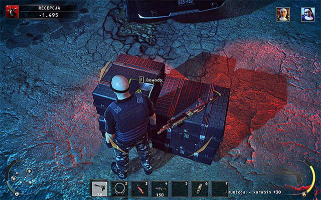 Drugi dowód możesz pozyskać w trakcie rozgrywania etapu Recepcja - 14 - Atak Świętych | Wyzwania Hitman Rozgrzeszenie - Hitman Absolution - poradnik do gry