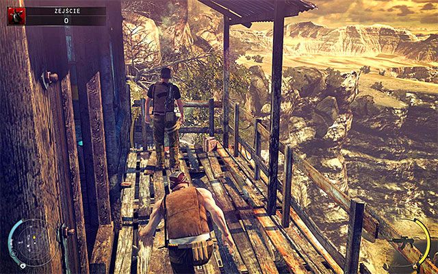 Jeżeli nie posiadasz instynktu i/lub przebrania, to lepszym rozwiązaniem jest skorzystanie z obiektów do rzucania (np - Dotarcie do jaskiń (Zejście) | 11 - Dexter Industries | Hitman Rozgrzeszenie - Hitman Absolution - poradnik do gry