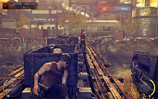 Niezależnie od tego jak się zachowałeś musisz udać się w stronę mostu prowadzącego do fabryki - Dotarcie do głównego kompleksu (Budynek fabryczny) | 11 - Dexter Industries - Hitman Absolution - poradnik do gry