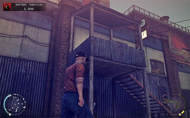 Drugi zasadniczy sposób przedostania się do wnętrza budynku fabrycznego to skorzystanie z głównego wejścia - Przedostanie się do wnętrza budynku fabrycznego (Budynek fabryczny) | 11 - Dexter Industries - Hitman Absolution - poradnik do gry