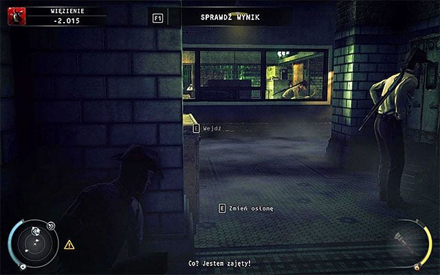 Niezależnie od tego jak się zachowałeś ostrożnie zbliż się do pokazanej na powyższym screenie stróżówki - Więzienie | 15 - Prawo Skurkyego | Solucja Hitman Rozgrzeszenie - Hitman Absolution - poradnik do gry