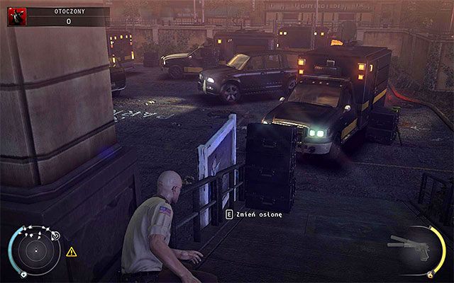 Drugi wariant zakłada wybranie się w prawo - Otoczony | 16 - Operacja Młot Bojowy | Solucja Hitman Rozgrzeszenie - Hitman Absolution - poradnik do gry