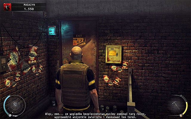 Na sam koniec przejdź przez kilka liniowych lokacji, w których nie spotkasz już żadnych żołnierzy - Magazyn | 16 - Operacja Młot Bojowy | Solucja Hitman Rozgrzeszenie - Hitman Absolution - poradnik do gry