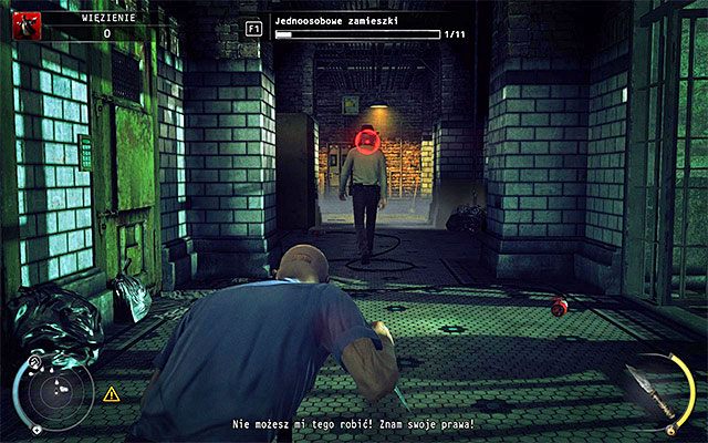 Do zaliczania drugiej części wyzwania możesz przystąpić dopiero po dotarciu do etapu Więzienie - 15 - Prawo Skurkyego (09 - 11) | Wyzwania Hitman Rozgrzeszenie - Hitman Absolution - poradnik do gry