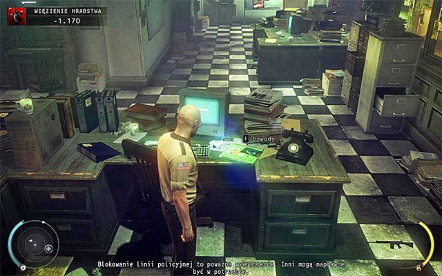 Pierwszy dowód możesz pozyskać w trakcie rozgrywania etapu Więzienie hrabstwa - 16 - Operacja Młot Bojowy | Wyzwania Hitman Rozgrzeszenie - Hitman Absolution - poradnik do gry