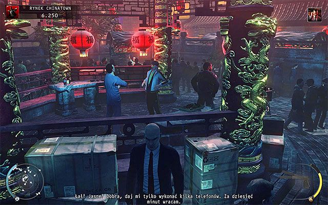 Zanim podejmiesz jakiekolwiek decyzje warto poświęcić kilka minut na zapoznanie się z rozkładem dnia Króla Chinatown - Odnalezienie Króla Chinatown (Rynek Chinatown) | 2 - Król Chinatown - Hitman Absolution - poradnik do gry