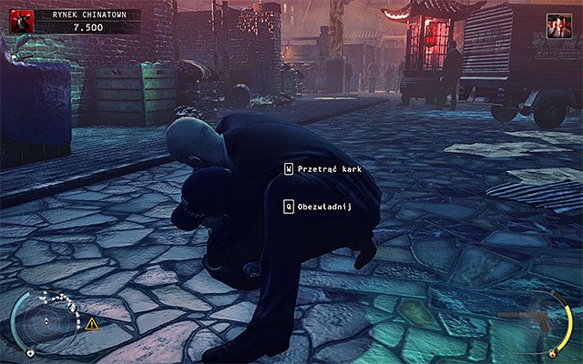 O wiele lepszym pomysłem jest zamordowanie Króla Chinatown w bocznej alejce - Zamordowanie Króla Chinatown (Rynek Chinatown) | 2 - Król Chinatown - Hitman Absolution - poradnik do gry