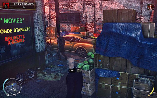 Jeszcze inna możliwość zakłada pozyskanie zdalnych ładunków wybuchowych - Zamordowanie Króla Chinatown (Rynek Chinatown) | 2 - Król Chinatown - Hitman Absolution - poradnik do gry