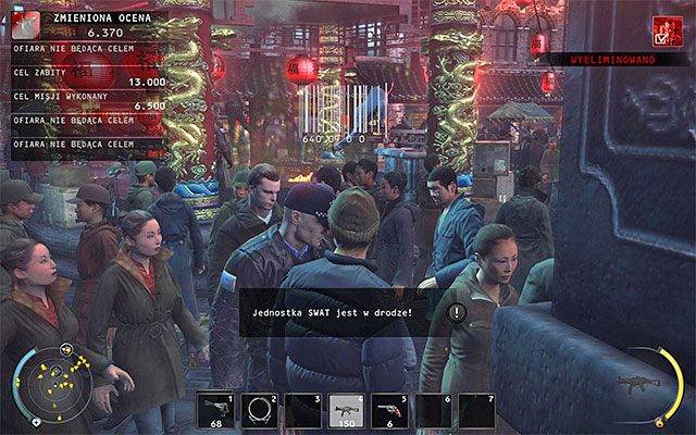 Już po pozyskaniu zdalnych ładunków wybuchowych możesz podłożyć je w dowolnie wybranym przez siebie miejscu - Zamordowanie Króla Chinatown (Rynek Chinatown) | 2 - Król Chinatown - Hitman Absolution - poradnik do gry