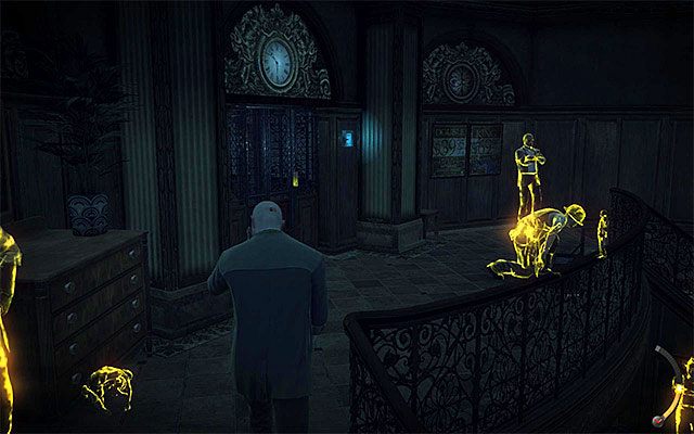 Jeżeli pomimo moich ostrzeżeń chcesz skorzystać z tej windy, to polecam zaopatrzyć się w przebranie zbira z Hope lub w przebranie elektryka (woźni mają zakaz zbliżania się do tej windy) - Dotarcie na siódme piętro hotelu (Hotel Terminus) | 3 - Terminus - Hitman Absolution - poradnik do gry