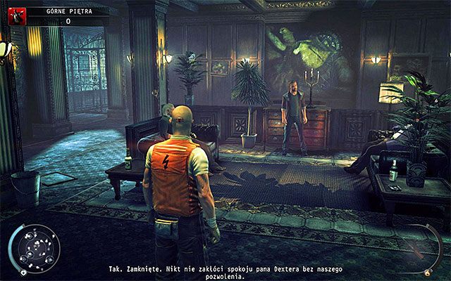 Niezależnie od tego czy do windy wsiadłeś w głównym lobby czy w piwnicy zostaniesz zawieziony na siódme piętro hotelu - Eksploracja siódmego piętra hotelu (Górne piętra) | 3 - Terminus - Hitman Absolution - poradnik do gry