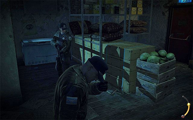 Nie śpiesz się w samej końcówce, szczególnie że na wyższych poziomach trudności w ostatnim pomieszczeniu będzie przebywał pojedynczy wartownik - Strefa załadunkowa | 5 - Myśliwy i ofiara | Solucja Hitman Rozgrzeszenie - Hitman Absolution - poradnik do gry