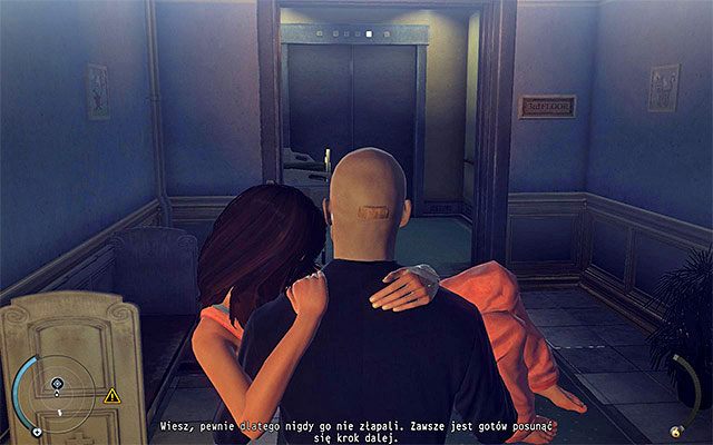 Po tym jak bandyci oddalą się wejdź do windy i zaczekaj na wyświetlenie scenki przerywnikowej - Oddział Victorii | 6 - Rosewood | Solucja Hitman Rozgrzeszenie - Hitman Absolution - poradnik do gry
