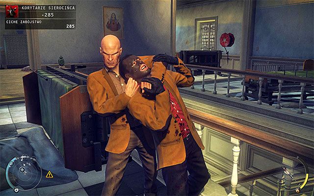 Na parter sierocińca możesz przedostać się na dwa zasadnicze sposoby - Eksploracja pierwszego piętra sierocińca (Korytarze sierocińca) | 6 - Rosewood - Hitman Absolution - poradnik do gry