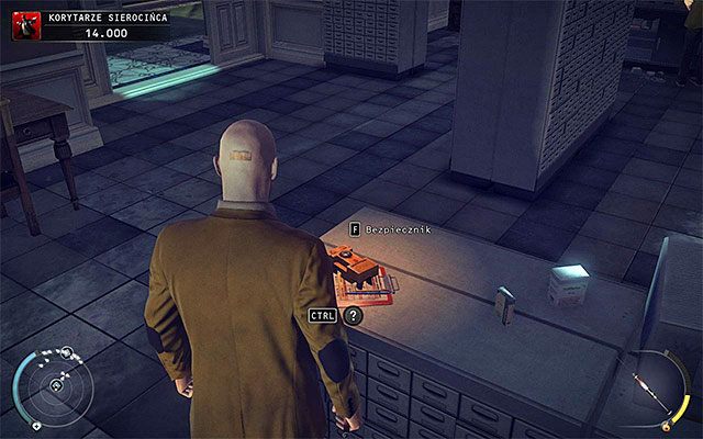 Trzeci bezpiecznik możesz odnaleźć w pomieszczeniach medycznych (Medicine Office) na parterze - Odnalezienie bezpieczników - niższe poziomy trudności (Korytarze sierocińca) | 6 - Rosewood - Hitman Absolution - poradnik do gry