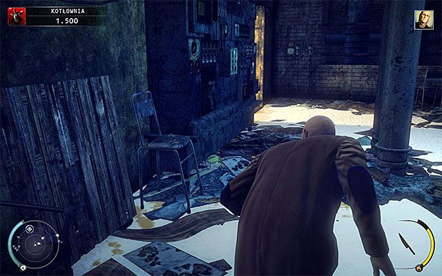 Ostatni krok to zaczekanie na odpowiedni moment żeby skorzystać z wyjścia z okupowanego przez wrogów pomieszczenia - Kotłownia - Doścignięcie Wadea | 6 - Rosewood | Solucja Hitman Rozgrzeszenie - Hitman Absolution - poradnik do gry